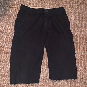 Men’s rag & bone cutoff navy shorts